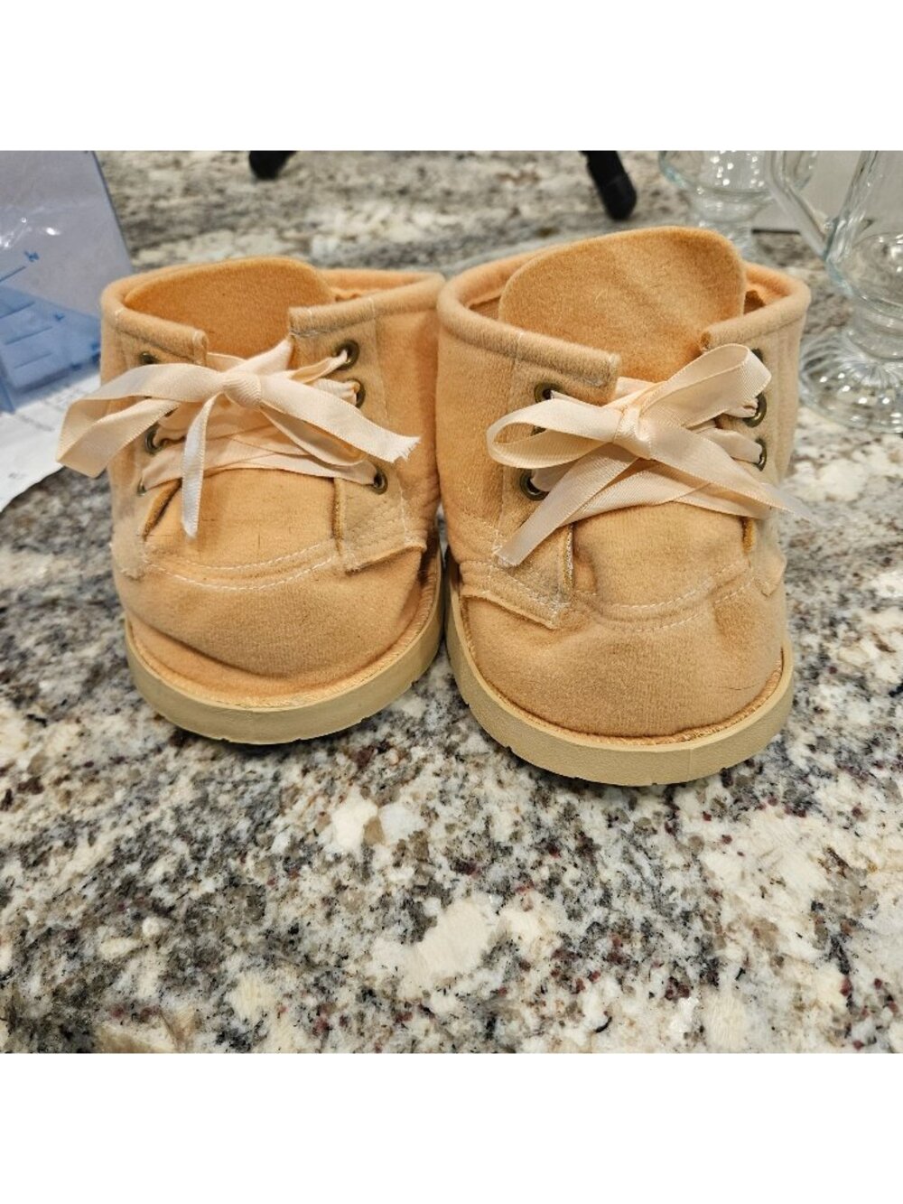Original Furskins Plush Bear Shoes Hiking Boots Xavier Roberts